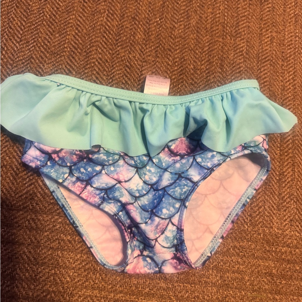 Mermaid bikini bottom toddler 3T-4t